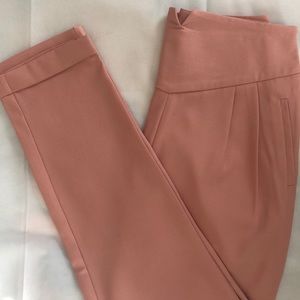 Pink High Waisted Dress Pants